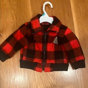 Fendi Red and Black Puffer Jacket